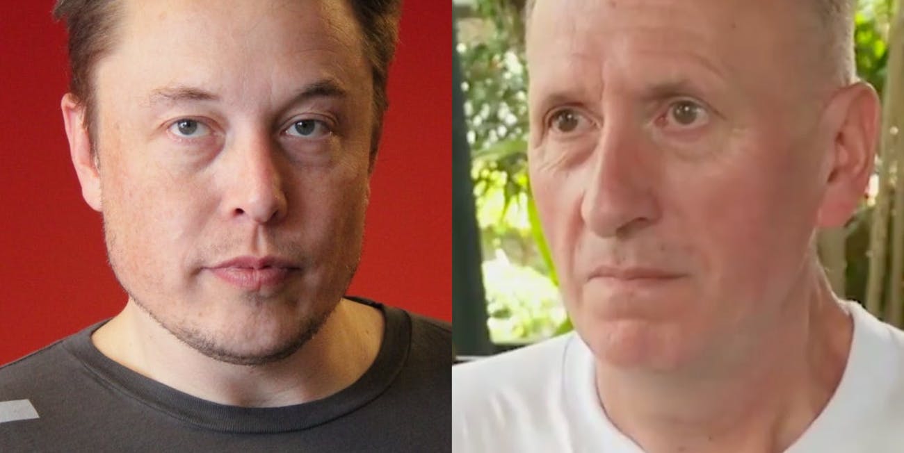 Elon Musk and Vernon Unsworth