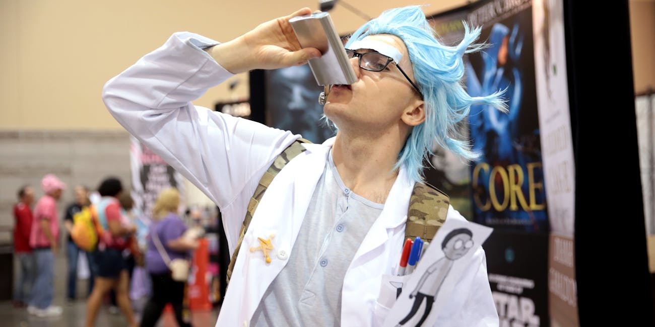 how to throw together a rick and morty costume for halloween inverse