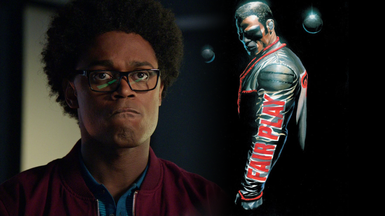 Mr. Terrific Gets His Costume on 