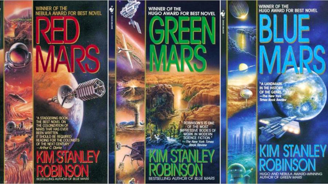 Kim Stanley Robinson's Mars trilogy.