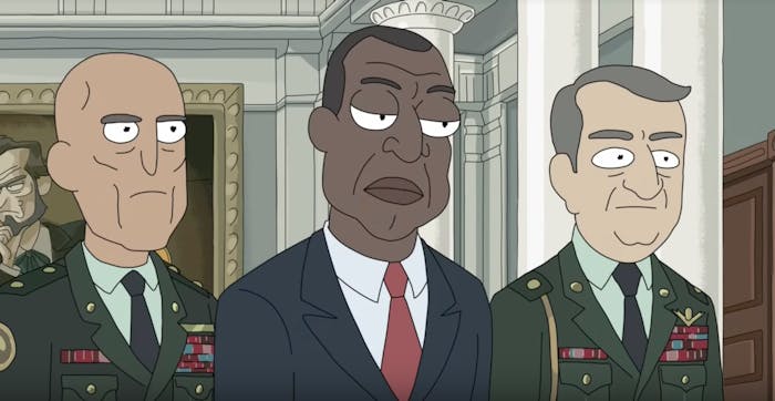 The President on