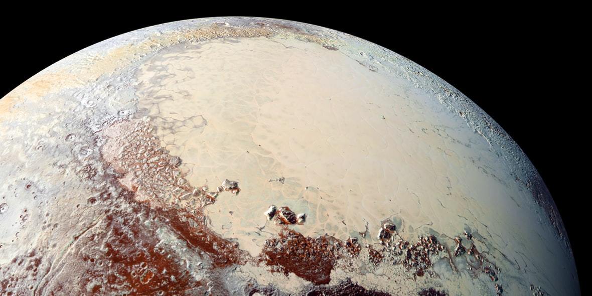 Pluto's icy heart could be hiding a subsurface ocean. 