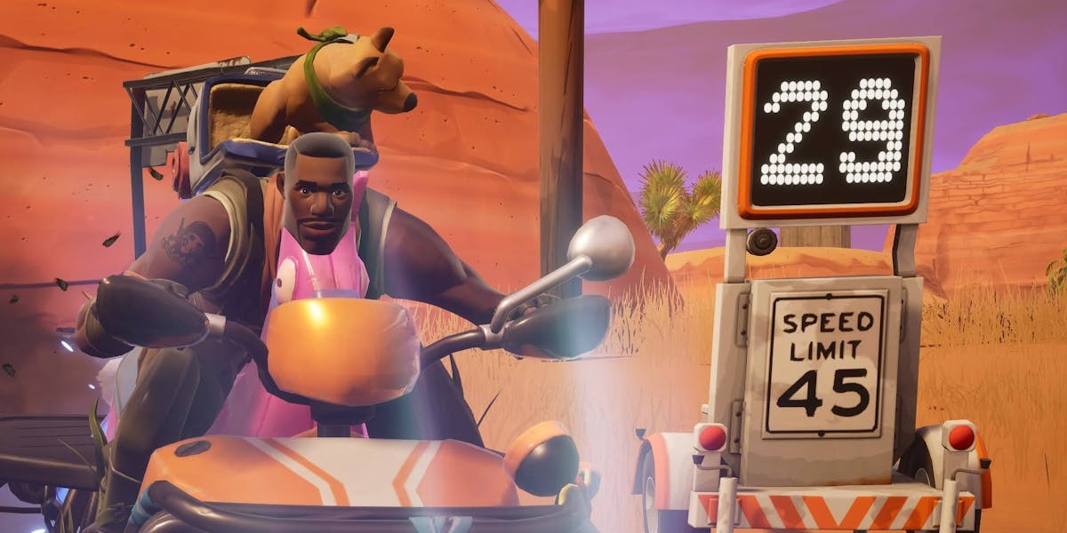 fortnite radar signs locations map where to speed by them for week 5 inverse - fortnite 45