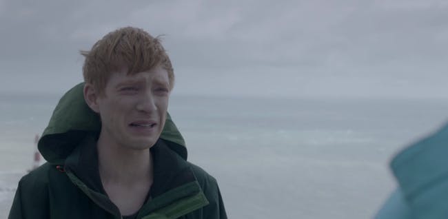 Domhnall Gleeson and Haley Atwell in 'Black Mirror'
