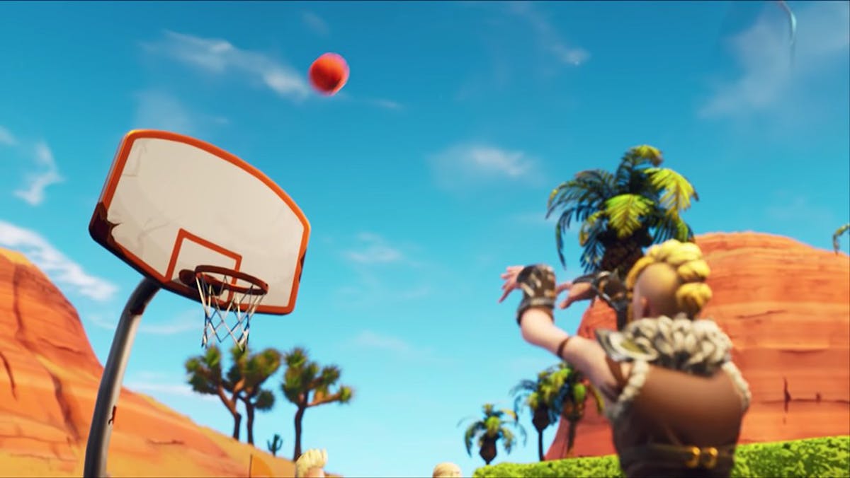basketball hoops fortnite all the locations in one map for week 2 inverse - places with basketball court in fortnite