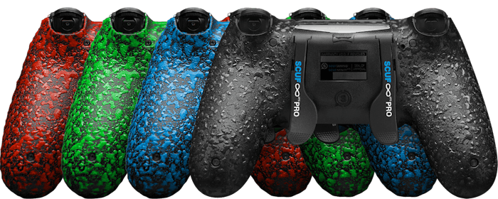 The military-grade grip helps a lot with sweaty hands.