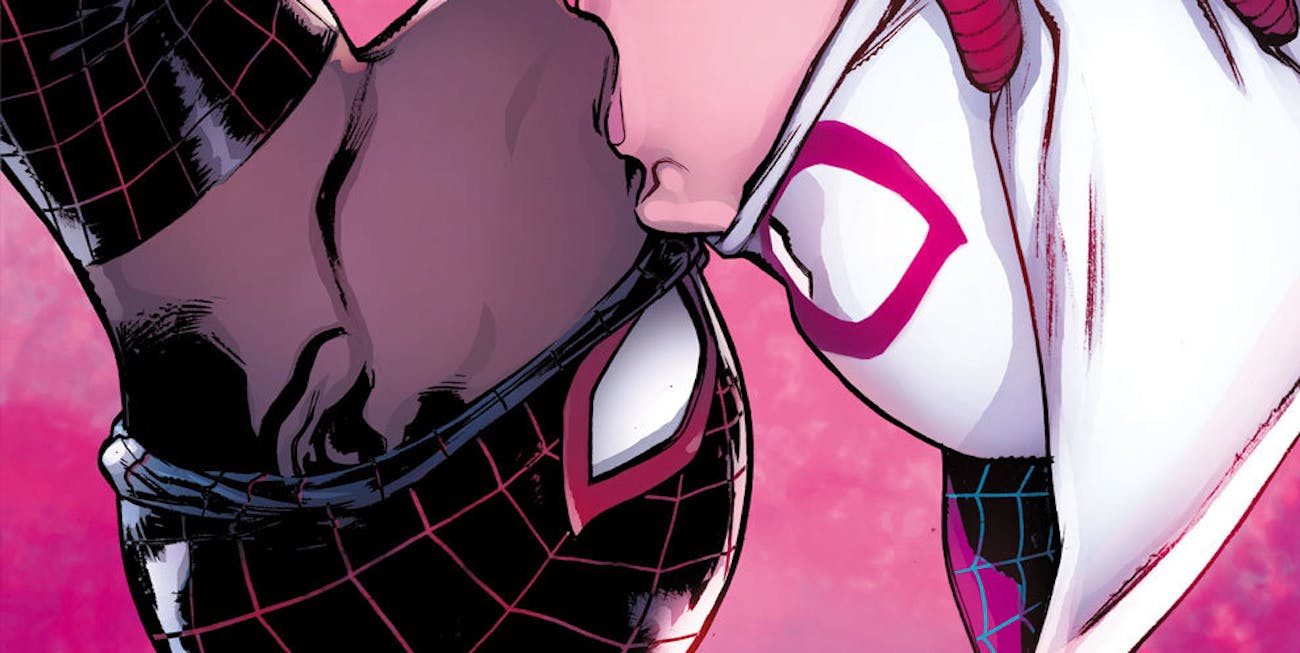 Spider Gwen And Miles Are Making Out All Over The Place Inverse