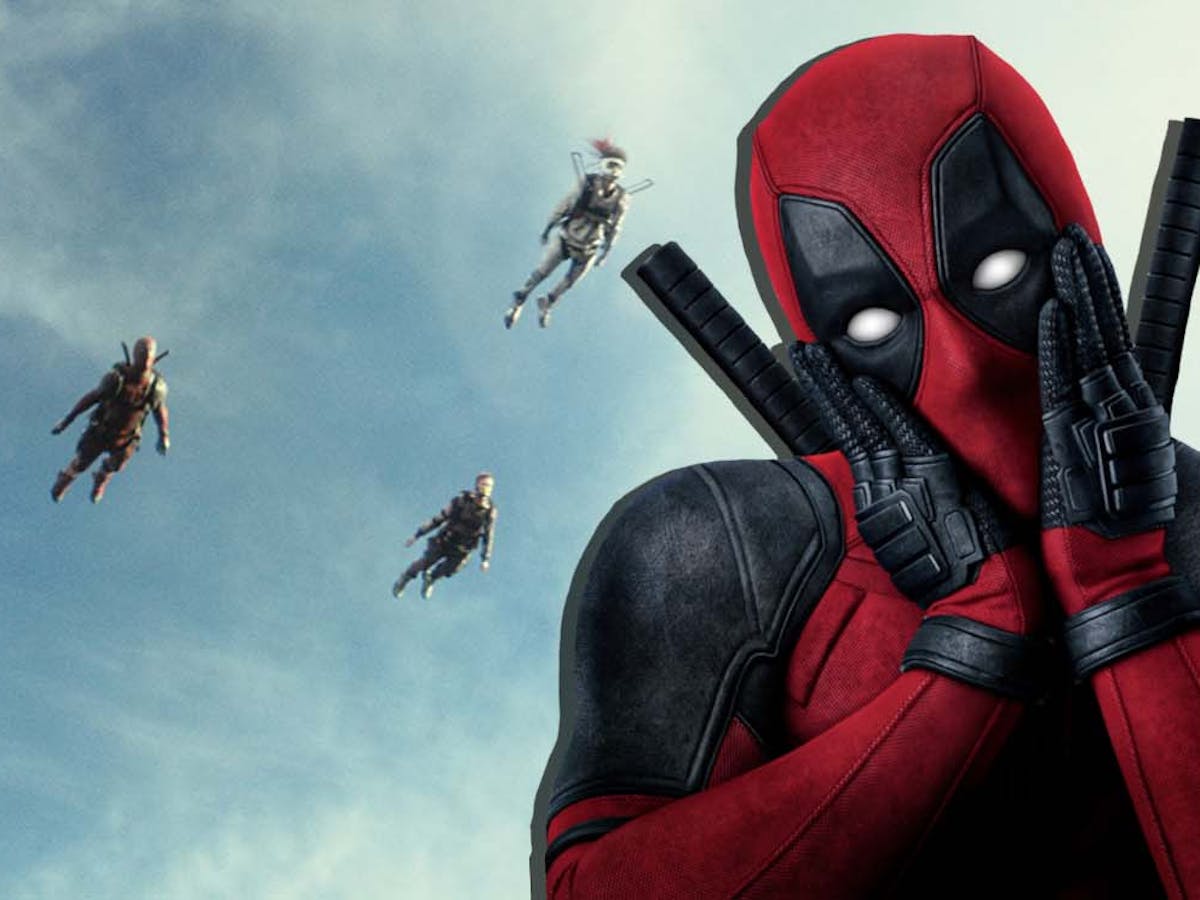 Deadpool Shocked Face Gif