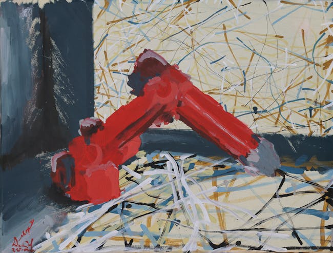 Jackson Pollock Robotic Art Competition A.I. Paint