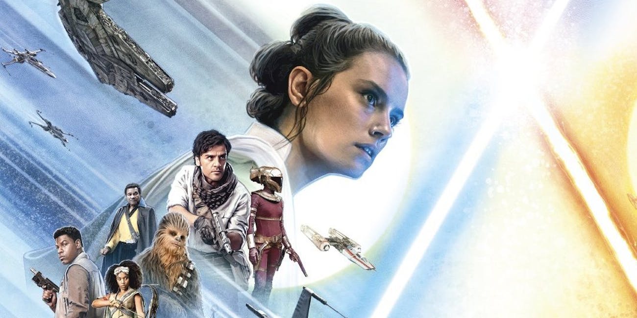 Double poster for 'The Rise of Skywalker'