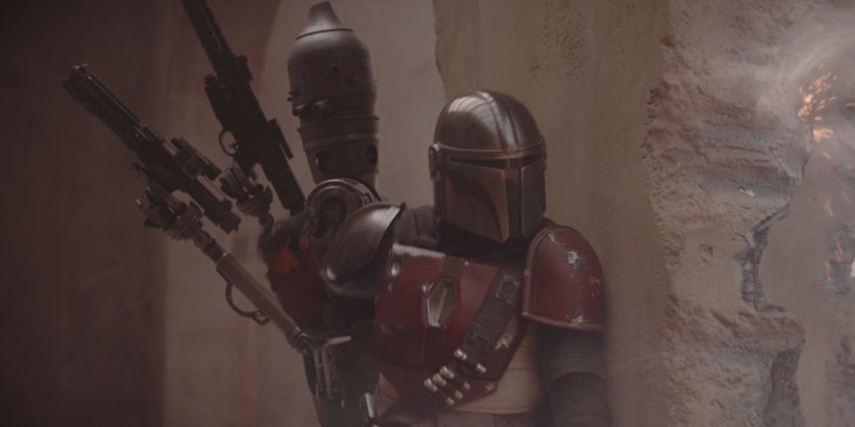 the mandalorian super battle droid