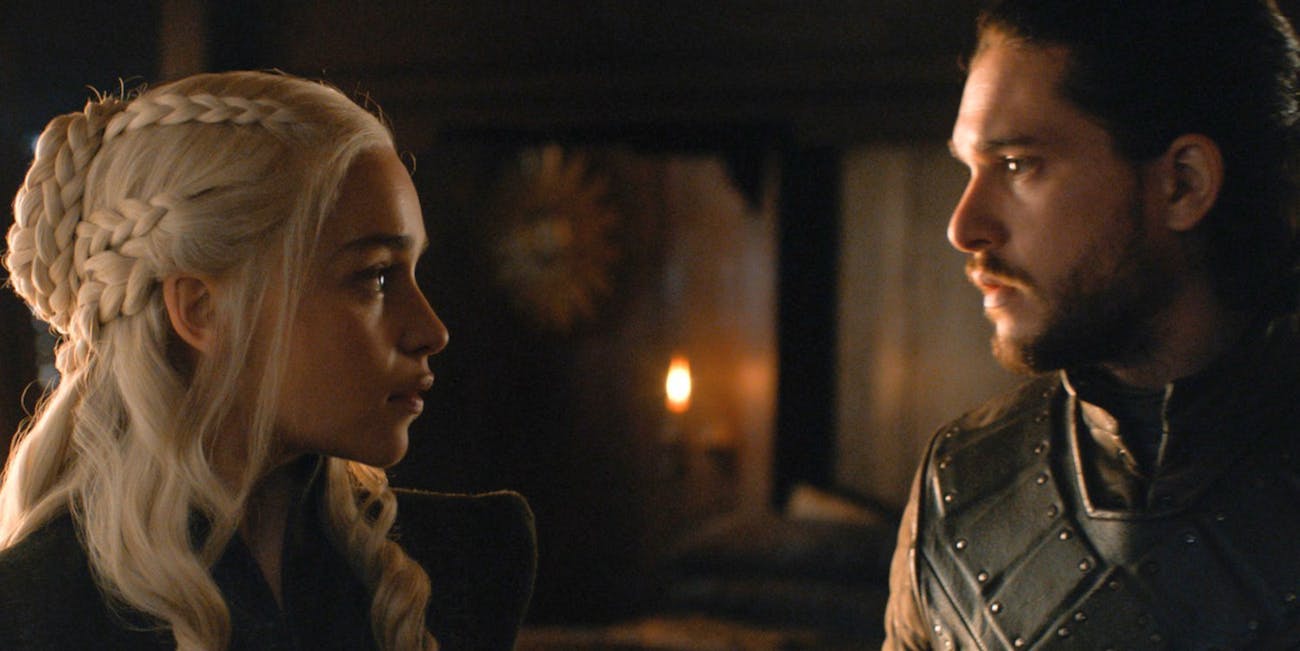 Romantic tension eventually culminates in some steamy sex at sea.