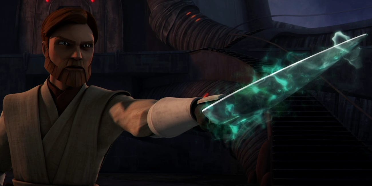 Obi-Wan with the Dagger of Mortis