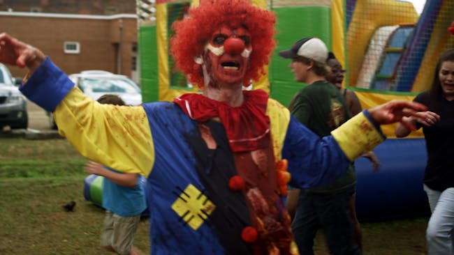 Is there anything scarier than a zombie clown?