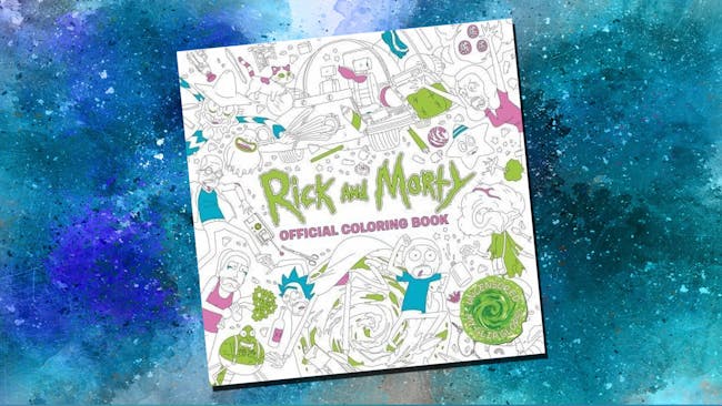 Get schwifty with this coloring book, broh.