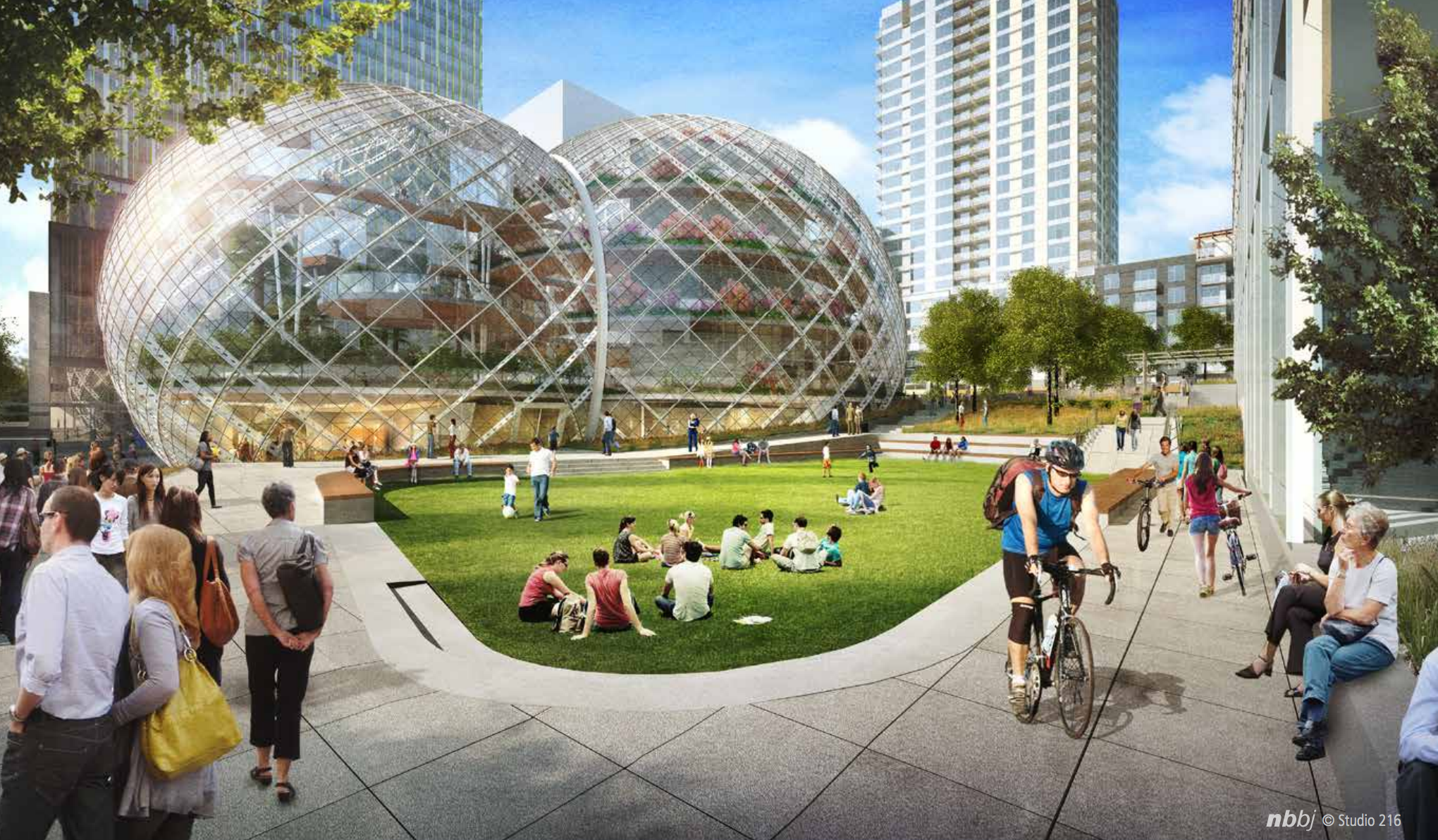 Amazon's New Headquarters Brings the Jungle to Downtown Seattle Inverse