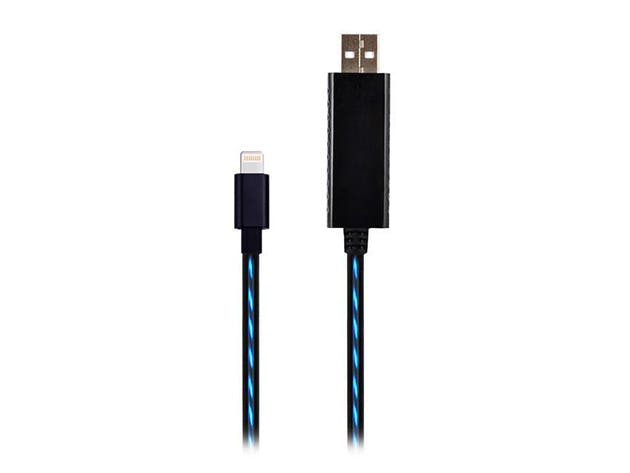 Glowing iOS Lightning Charging Cable