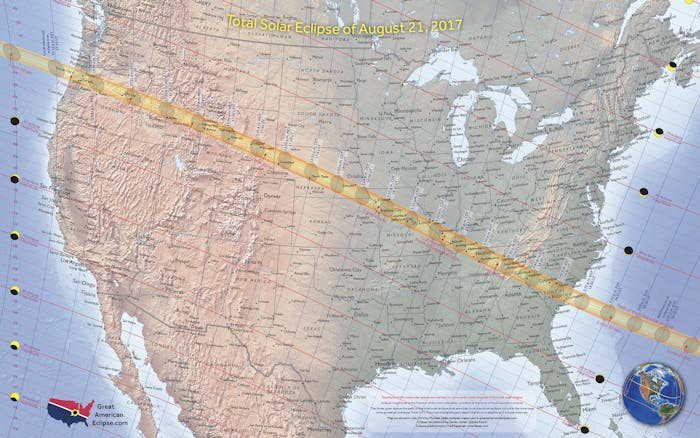 The path of totality
