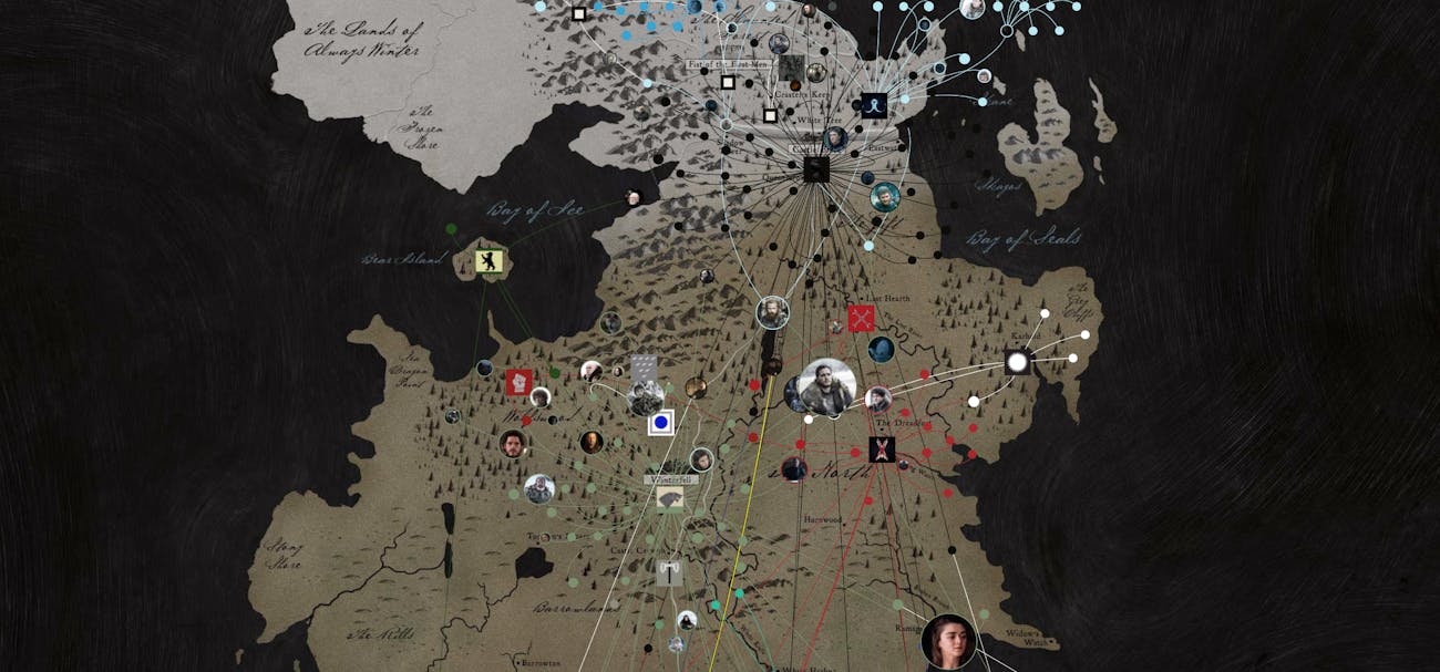 Fan-Made 'Game of Thrones' Map Shows the Allegiances of Westeros | Inverse