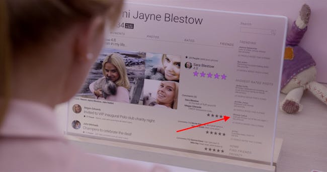A "National Anthem" easter egg in "Nosedive".