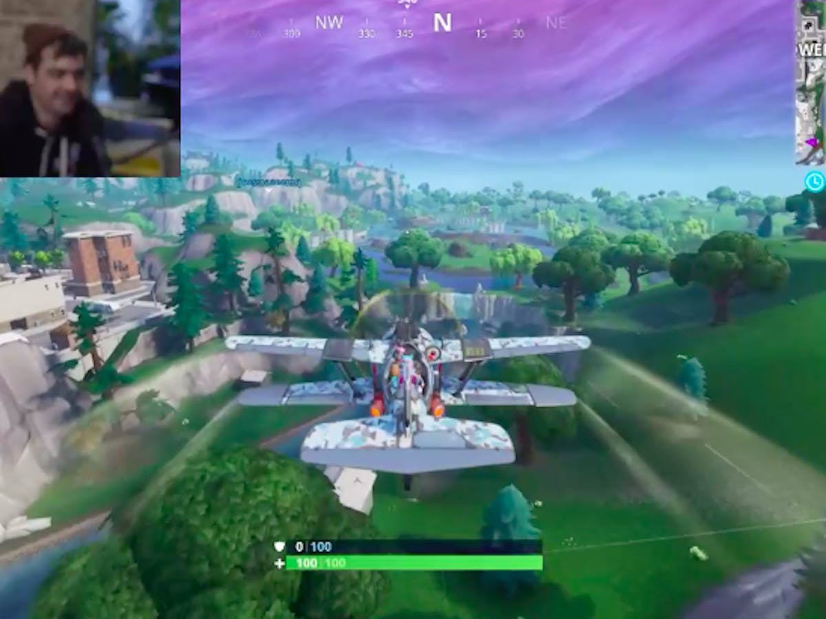fortnite plane locations map where to find the x 4 stormwing in season 7 inverse - how to fly an airplane in fortnite