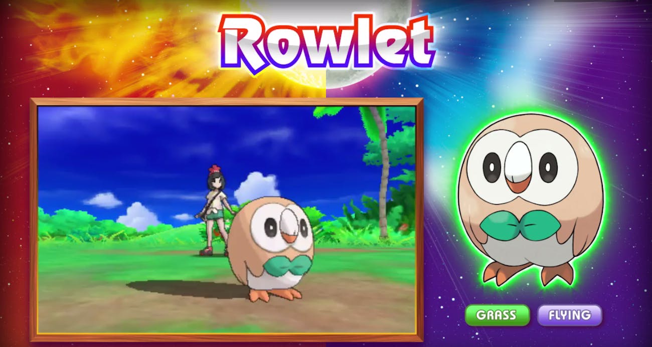 Pokemon Sun And Pokemon Moon Reveal Starter Pokemon Inverse