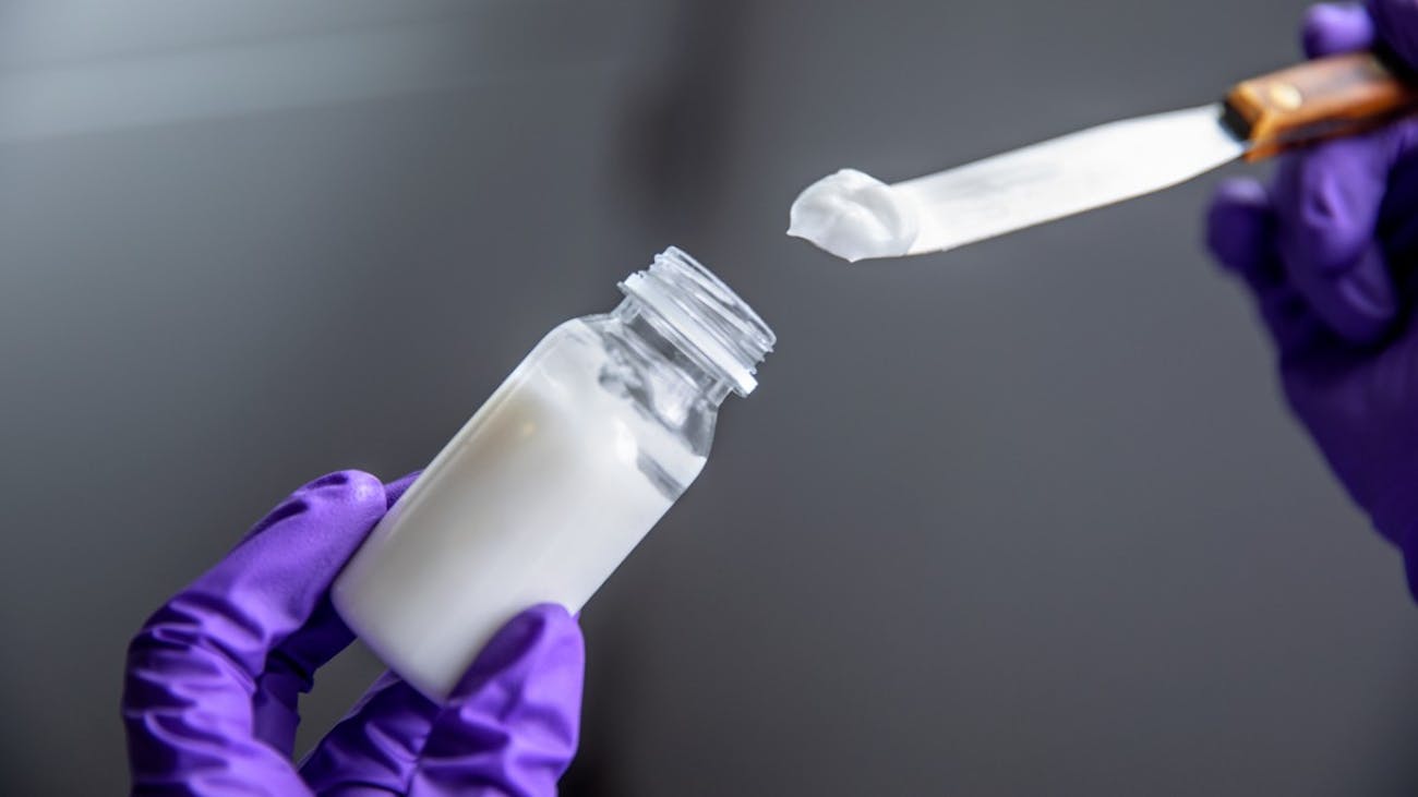This buttery substance is only 20 percent fat, but it spreads like butter. The key is creating something called a high internal phase emulsion.