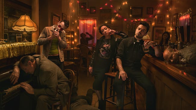Cassidy, Tulip O'Hare, and Jesse Custer in 'Preacher'.