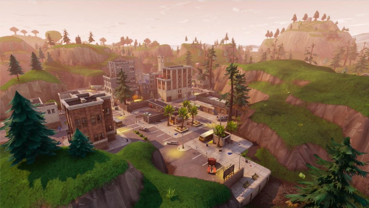 fortnite pleasant park treasure map where to find the week 7 battle star inverse - fortnite follow the map in pleasant park