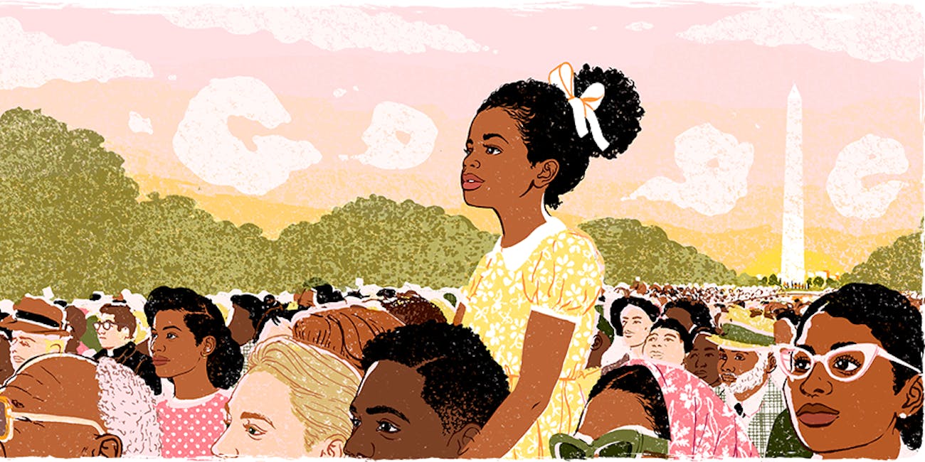 martin luther king google doodle