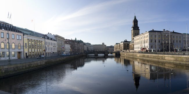 Center of Gothenburg panorama