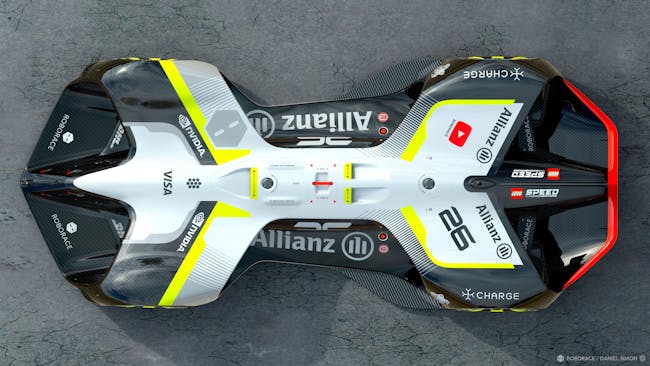 Robocar from above.