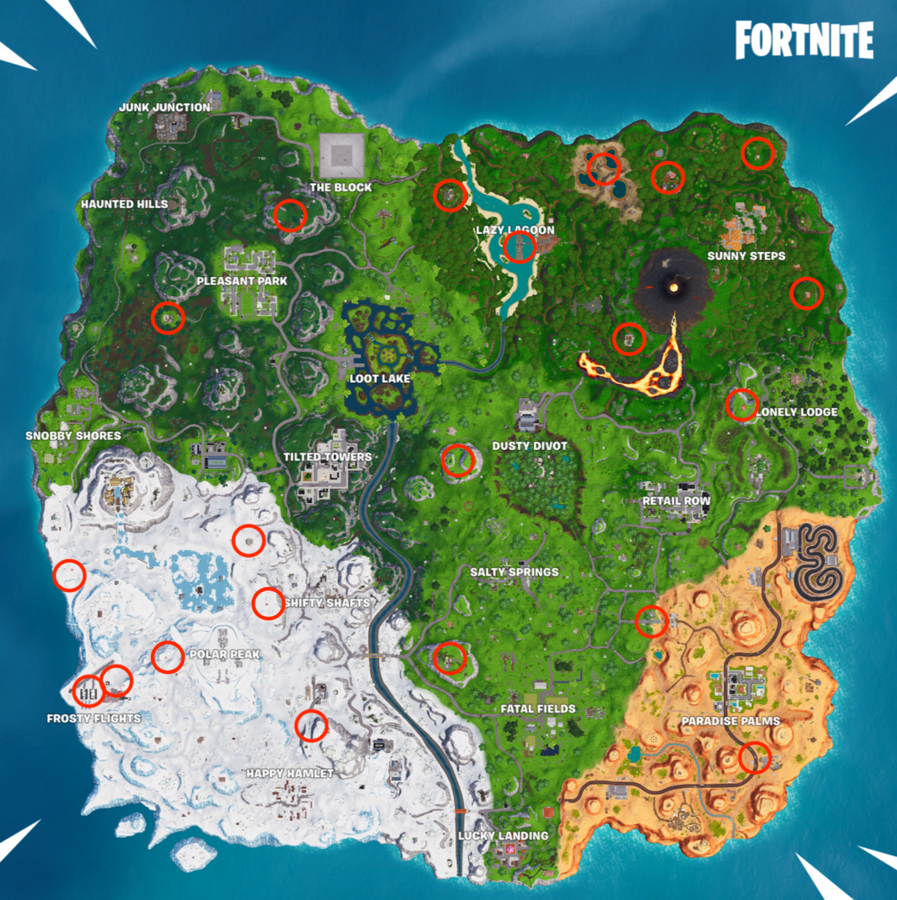 Fortnite baller spawn locations