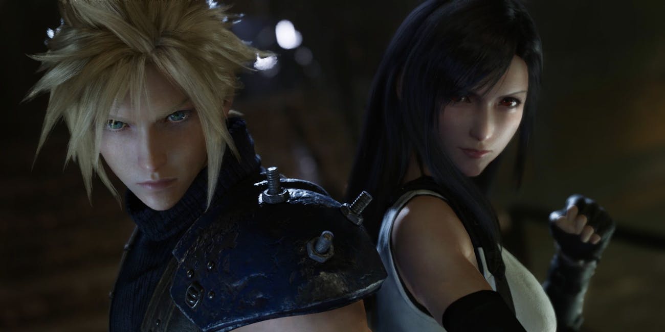 Final Fantasy VII Remake Cloud and Tifa