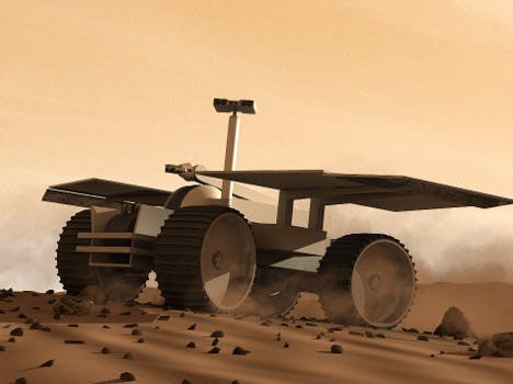 The Mars One rover.