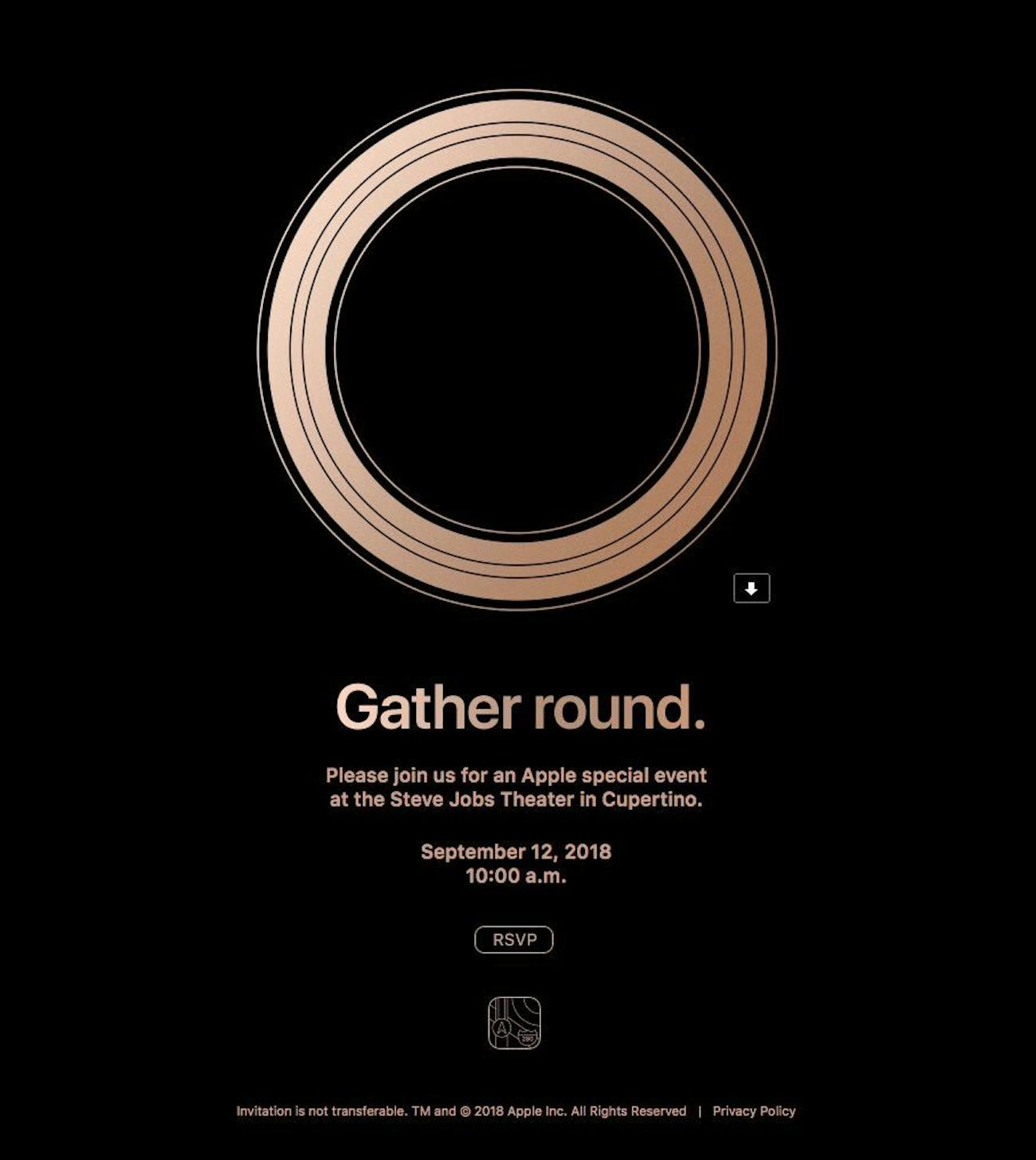 apple invites gather round