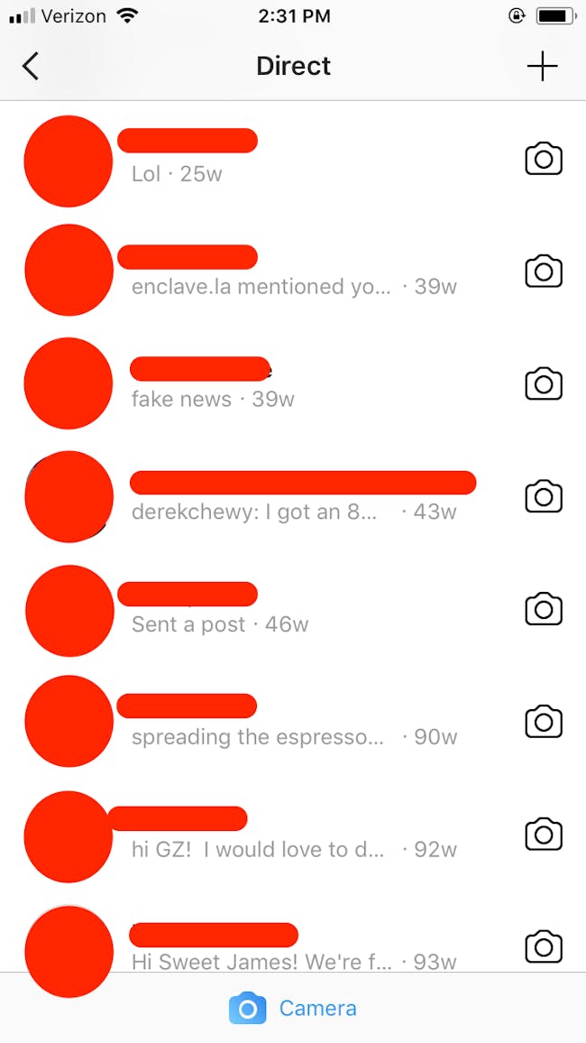 instagram, messages, activity status