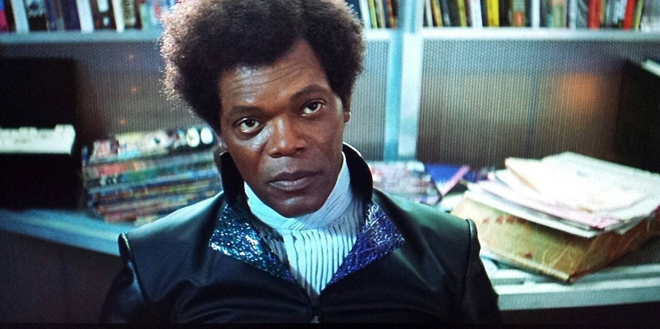 Samuel L Jackson as Mr. Glass in 'Unbreakable'