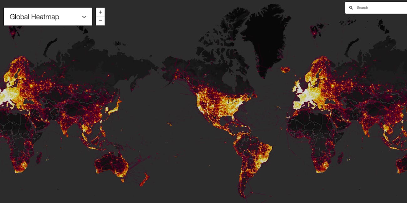 Strava's Fitness Tracker Global Heat Map Reveals Military ...