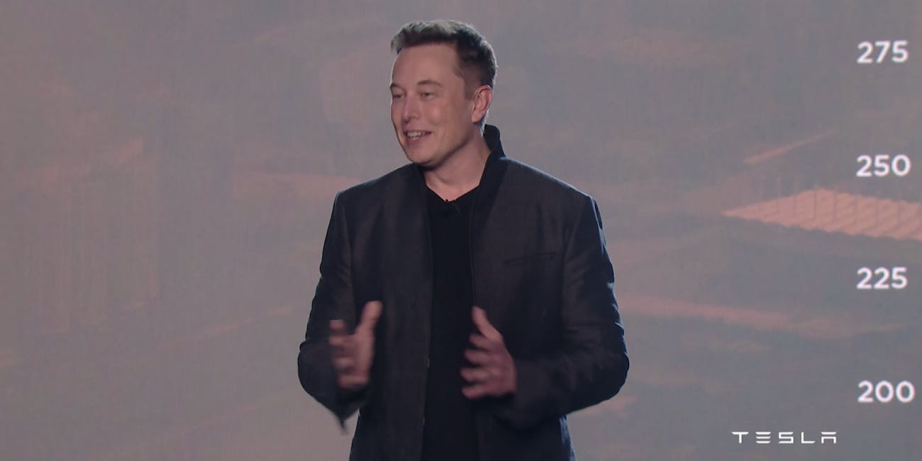 Elon Musk debuts Model 3.