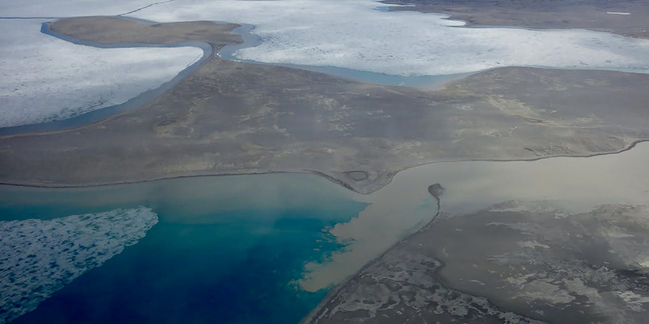 The researchers examined the watershed of Lake Hazen, an Arctic lake in Canada that's fed by several glaciers.