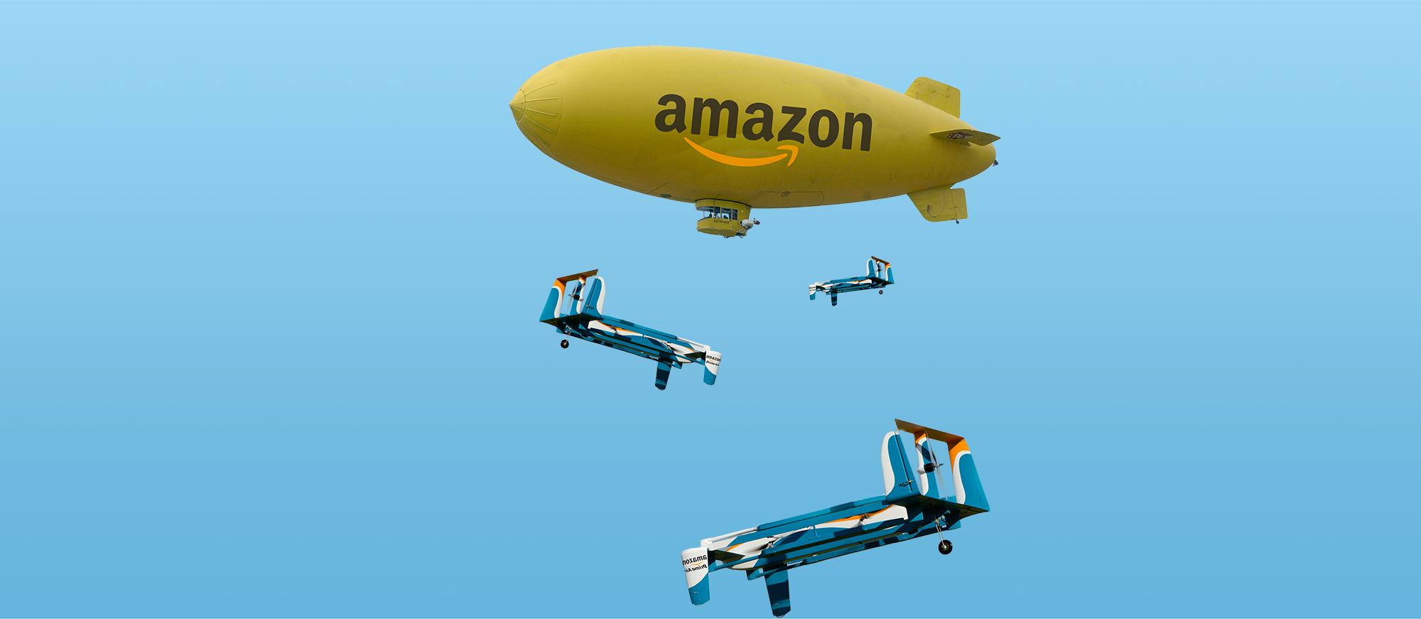 Amazon Has A Patent For Floating Blimp Warehouses With Drone Delivery ...