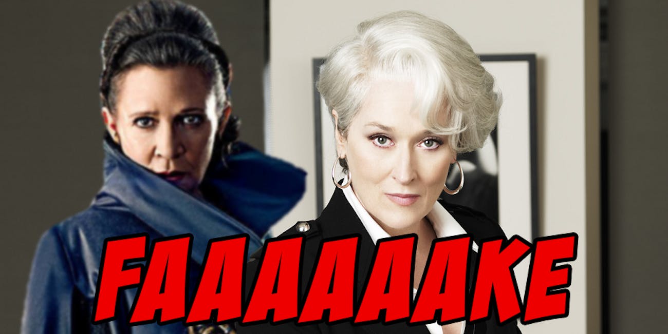 Leia is not Streep.