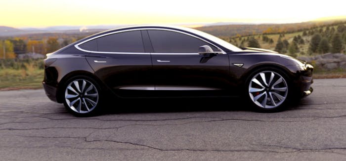 Black Tesla Model 3