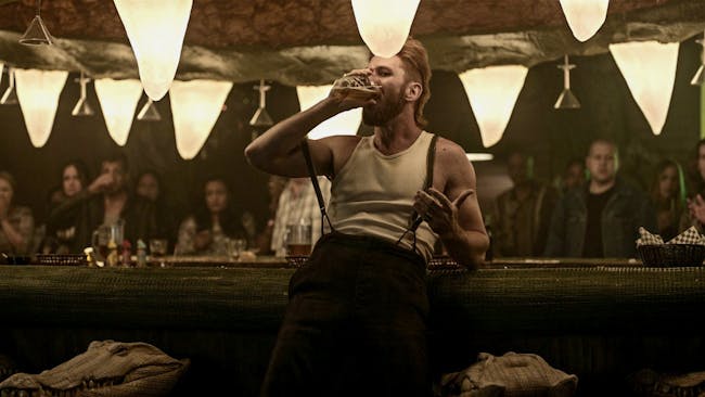 Pablo Schreiber as Mad Sweeney in 'American Gods'