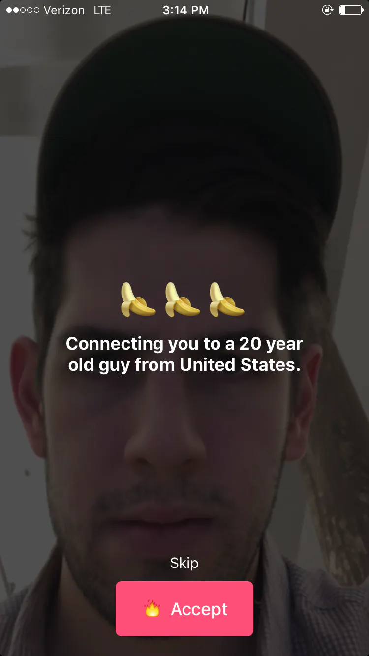 Monkey, the Hip New Video Chat App, Sure Throws a Lot of Crap at You - Inverse