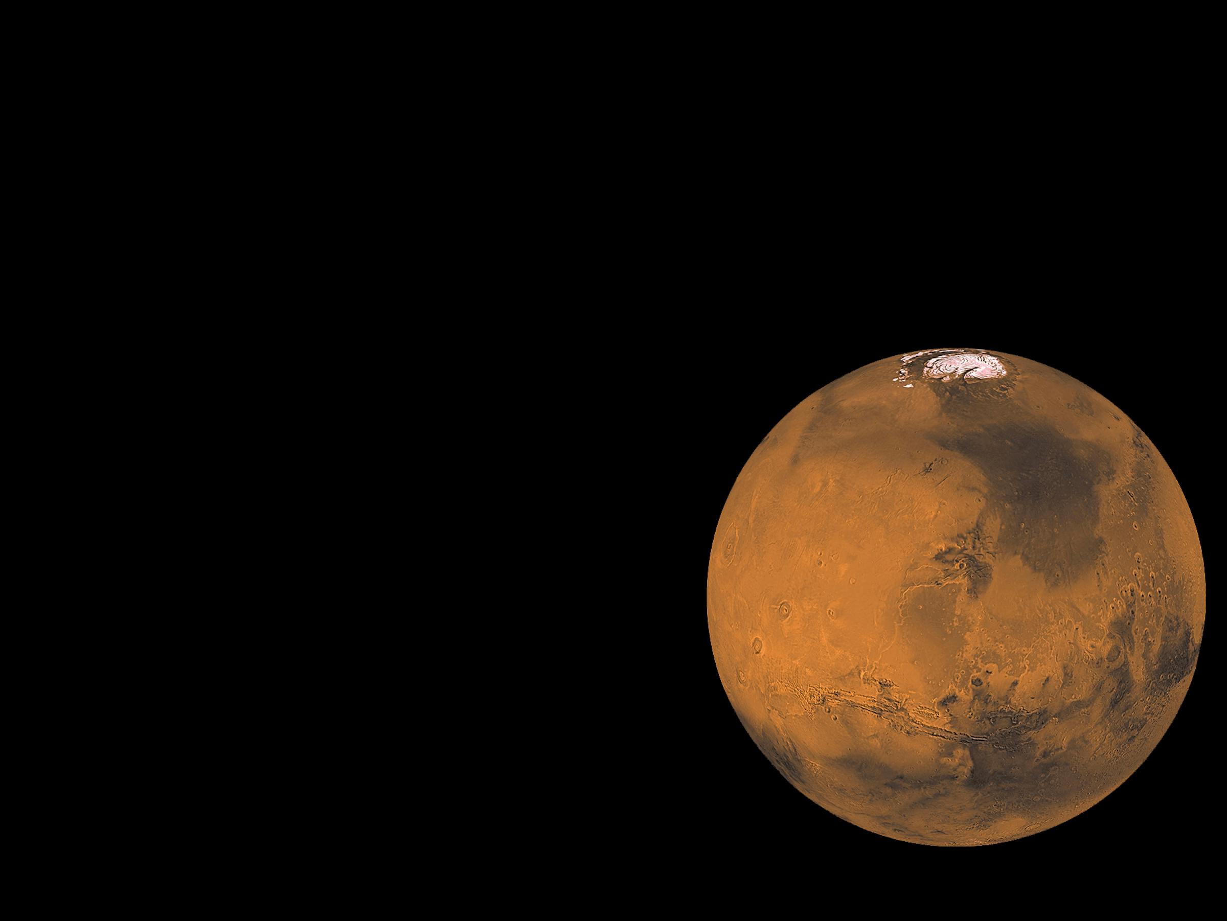 Mars in space