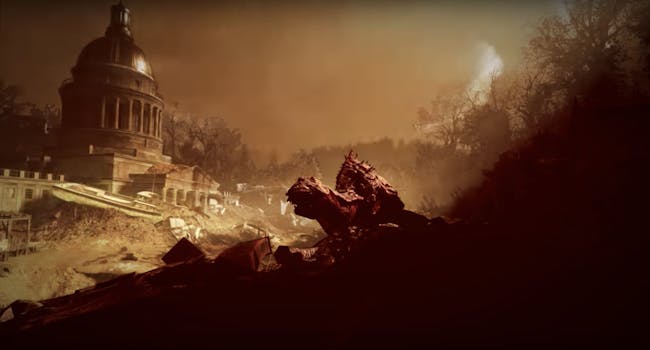 Fallout 76 mutant dog creature from trailer