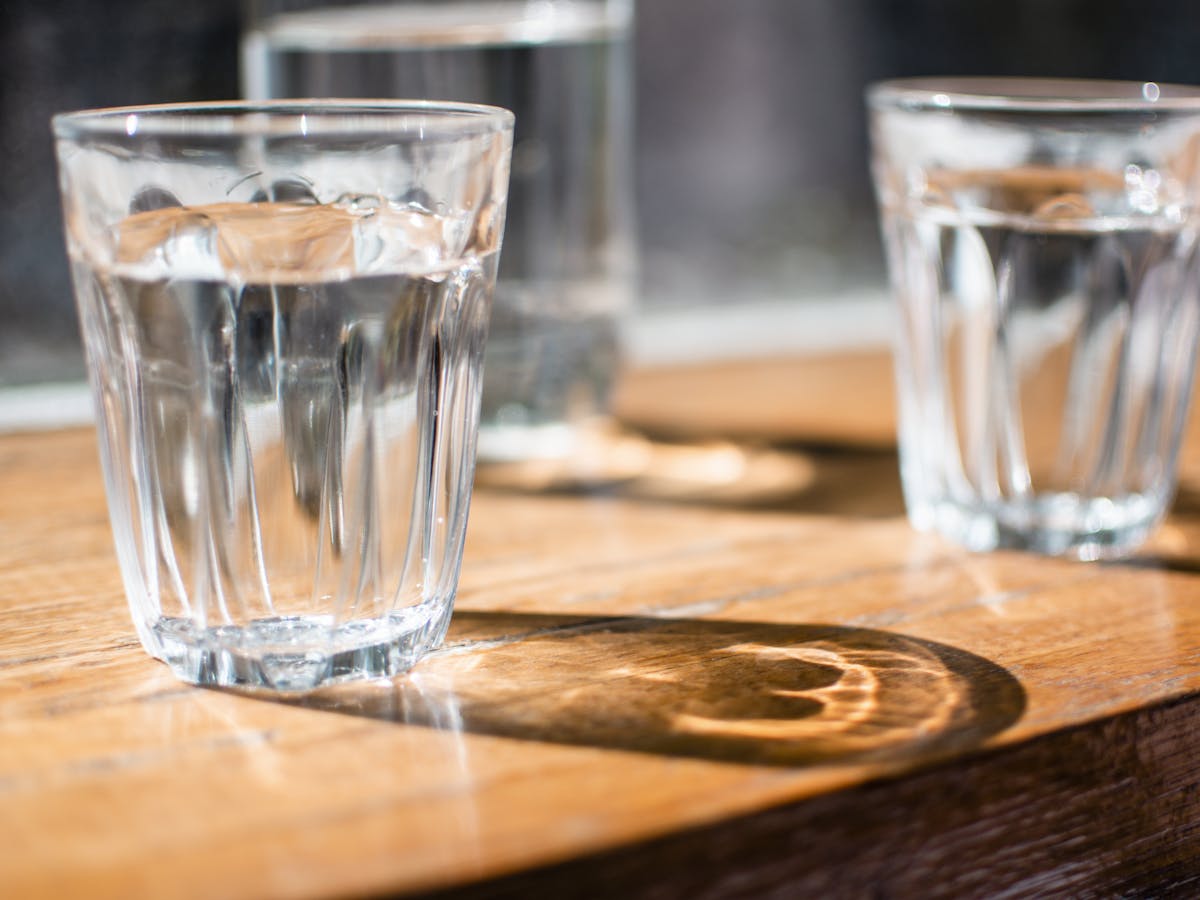 water glasses