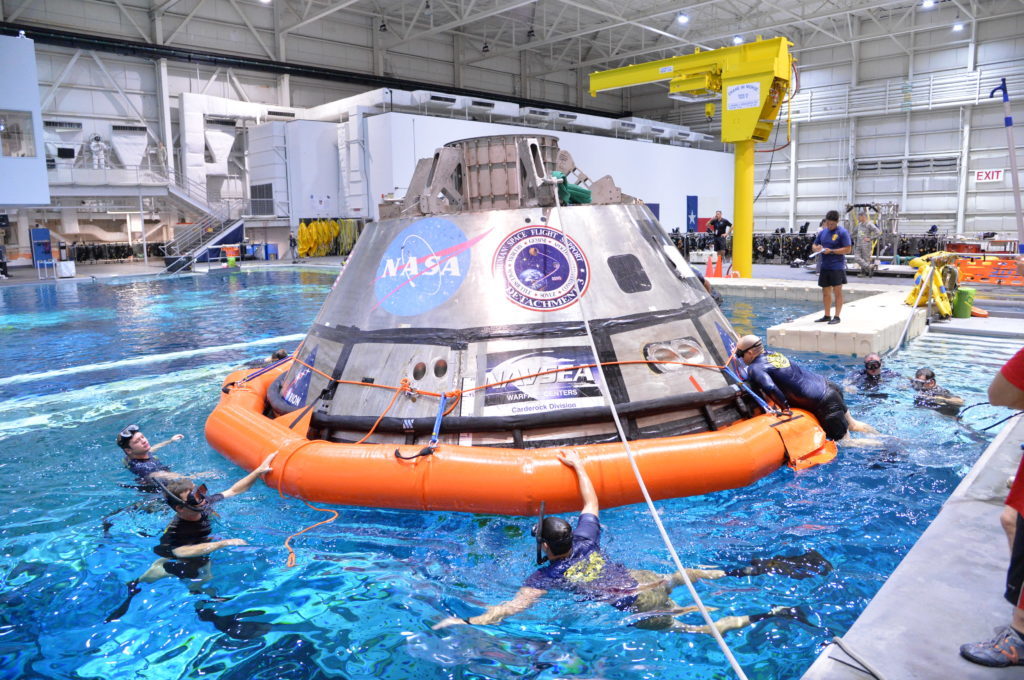 NASA testing Orion water recovery